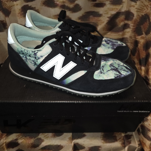 New Balance Shoes - New Balance Women's 373 Retro Navy, Purple & Teal RARE Patterned Sneakers - 7.5